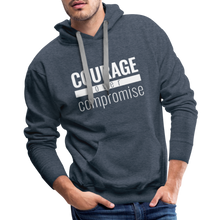 Load image into Gallery viewer, Courage Over Compromise - Premium Hoodie - heather denim