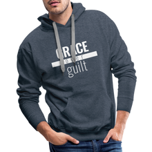Load image into Gallery viewer, Grace Over Guilt - Premium Hoodie - heather denim