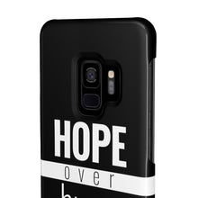 Load image into Gallery viewer, Hope Over Hype - Standard Case (Black) - Overwear Gear