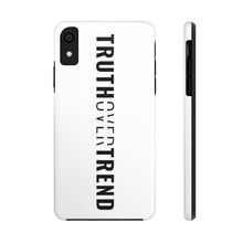 Load image into Gallery viewer, Truth Over Trend - Tough Phone Case (White) - Overwear Gear