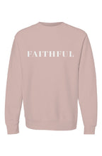 Load image into Gallery viewer, Faithful - Women's Premium Heavyweight Crewneck - Overwear Gear