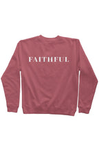 Load image into Gallery viewer, Faithful - Women's Pigment Dyed Crew Neck - Overwear Gear