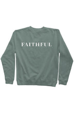Load image into Gallery viewer, Faithful - Women's Pigment Dyed Crew Neck - Overwear Gear