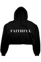 Load image into Gallery viewer, Faithful - Crop Fleece Hoodie - Overwear Gear