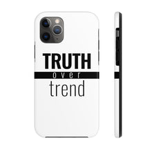 Load image into Gallery viewer, Truth Over Trend - Tough Phone Case (White) - Overwear Gear