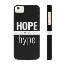 Load image into Gallery viewer, Hope Over Hype - Standard Case (Black) - Overwear Gear