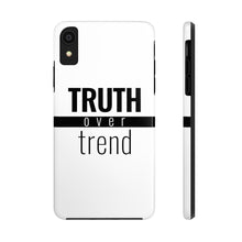 Load image into Gallery viewer, Truth Over Trend - Tough Phone Case (White) - Overwear Gear