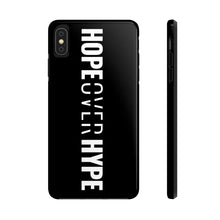 Load image into Gallery viewer, Hope Over Hype - Tough Phone Case (Black) - Overwear Gear