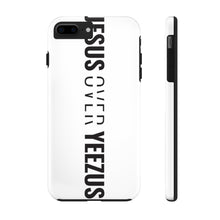 Load image into Gallery viewer, Jesus Over Yeezus Tough Phone Case (White) - Overwear Gear
