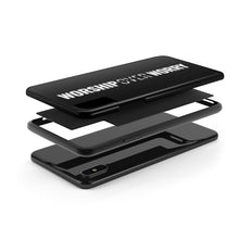 Load image into Gallery viewer, Worship Over Worry - Tough Phone Case (Black) - Overwear Gear
