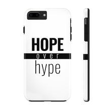 Load image into Gallery viewer, Hope Over Hype - Tough Phone Case (White) - Overwear Gear