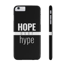 Load image into Gallery viewer, Hope Over Hype - Standard Case (Black) - Overwear Gear