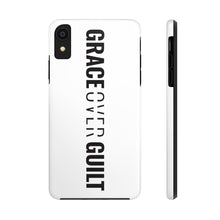 Load image into Gallery viewer, Grace Over Guilt - Tough Phone Case (White) - Overwear Gear