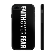 Load image into Gallery viewer, Faith Over Fear - Tough Phone Case (Black) - Overwear Gear