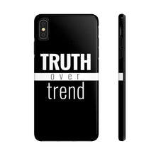 Load image into Gallery viewer, Truth Over Trend - Tough Case (Black) - Overwear Gear