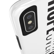 Load image into Gallery viewer, Hope Over Hype - Tough Phone Case (White) - Overwear Gear