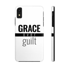 Load image into Gallery viewer, Grace Over Guilt - Tough Phone Case (White) - Overwear Gear