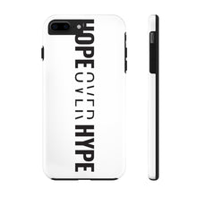 Load image into Gallery viewer, Hope Over Hype - Tough Phone Case (White) - Overwear Gear