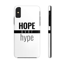 Load image into Gallery viewer, Hope Over Hype - Tough Phone Case (White) - Overwear Gear