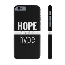 Load image into Gallery viewer, Hope Over Hype - Standard Case (Black) - Overwear Gear