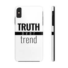 Load image into Gallery viewer, Truth Over Trend - Tough Phone Case (White) - Overwear Gear
