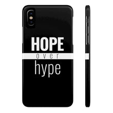 Load image into Gallery viewer, Hope Over Hype - Standard Case (Black) - Overwear Gear