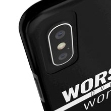 Load image into Gallery viewer, Worship Over Worry - Tough Case (Black) - Overwear Gear