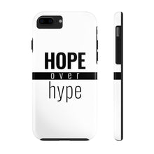 Load image into Gallery viewer, Hope Over Hype - Tough Phone Case (White) - Overwear Gear