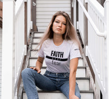 Load image into Gallery viewer, Faith Over Fear - Premium TriBlend Tee - Overwear Gear