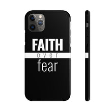 Load image into Gallery viewer, Faith Over Fear - Tough Case (Black) - Overwear Gear