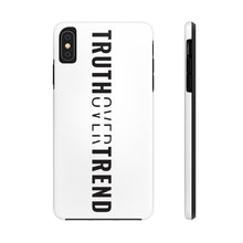 Load image into Gallery viewer, Truth Over Trend - Tough Phone Case (White) - Overwear Gear