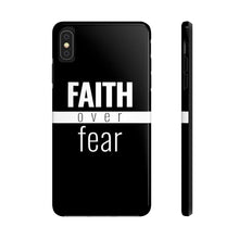 Load image into Gallery viewer, Faith Over Fear - Tough Case (Black) - Overwear Gear