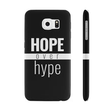 Load image into Gallery viewer, Hope Over Hype - Standard Case (Black) - Overwear Gear