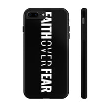 Load image into Gallery viewer, Faith Over Fear - Tough Phone Case (Black) - Overwear Gear