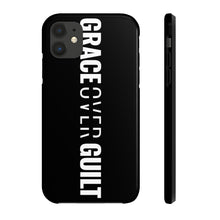 Load image into Gallery viewer, Grace Over Guilt - Tough Phone Case (Black) - Overwear Gear