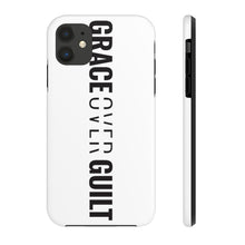 Load image into Gallery viewer, Grace Over Guilt - Tough Phone Case (White) - Overwear Gear