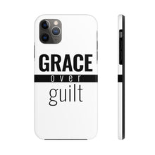 Load image into Gallery viewer, Grace Over Guilt - Tough Phone Case (White) - Overwear Gear