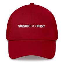 Load image into Gallery viewer, Worship Over Worry - Dad hat - Overwear Gear