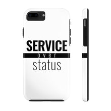 Load image into Gallery viewer, Service Over Status - Tough Phone Case (White) - Overwear Gear