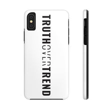 Load image into Gallery viewer, Truth Over Trend - Tough Phone Case (White) - Overwear Gear