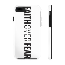 Load image into Gallery viewer, Faith Over Fear - Tough Phone Case (White) - Overwear Gear