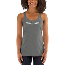 Load image into Gallery viewer, Worship Over Worry - Women's Racerback Tank - Overwear Gear