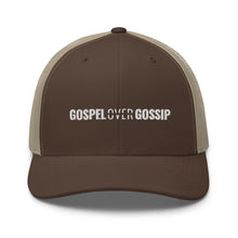 Load image into Gallery viewer, Gospel Over Gossip - Trucker Cap - Overwear Gear