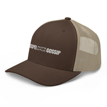 Load image into Gallery viewer, Gospel Over Gossip - Trucker Cap - Overwear Gear