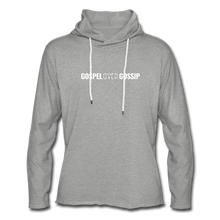 Load image into Gallery viewer, Gospel Over Gossip - Lightweight Hoodie - heather gray