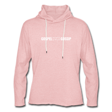 Load image into Gallery viewer, Gospel Over Gossip - Lightweight Hoodie - cream heather pink