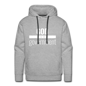 God Over Government - Premium Hoodie - heather gray