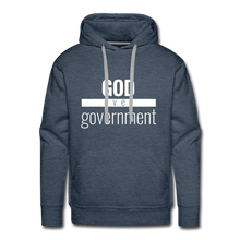 Load image into Gallery viewer, God Over Government - Premium Hoodie - heather denim