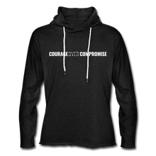 Load image into Gallery viewer, Courage Over Compromise - Lightweight Hoodie - charcoal gray