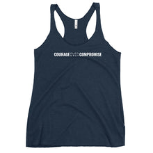 Load image into Gallery viewer, Courage Over Compromise - Women's Racerback Tank - Overwear Gear